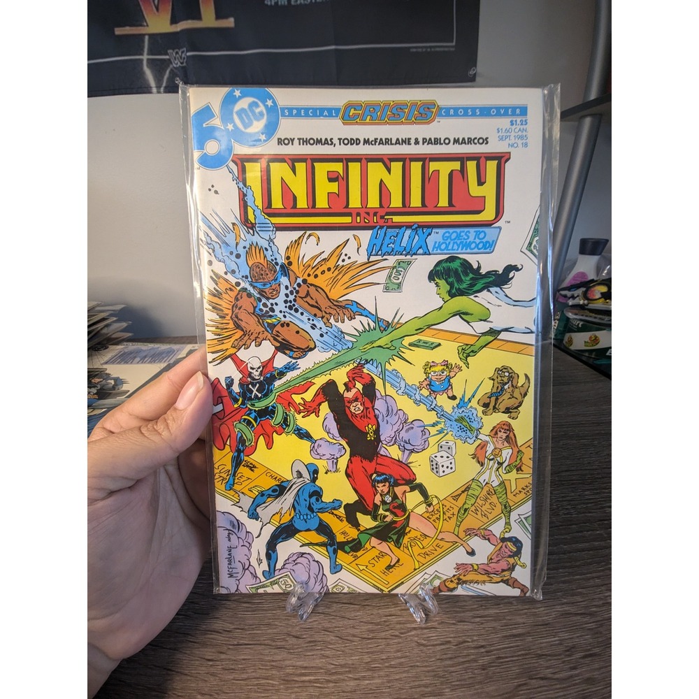 Infinity Inc #18 DC Comics Special‎ Crisis Crossover Todd McFarlane 1985